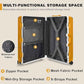 Luggage PC+ABS Aluminum Frame Zipperless Checked Luggage Hard Shell Suitcase with TSA Lock Double Spinner Wheels 28 Inch Orange