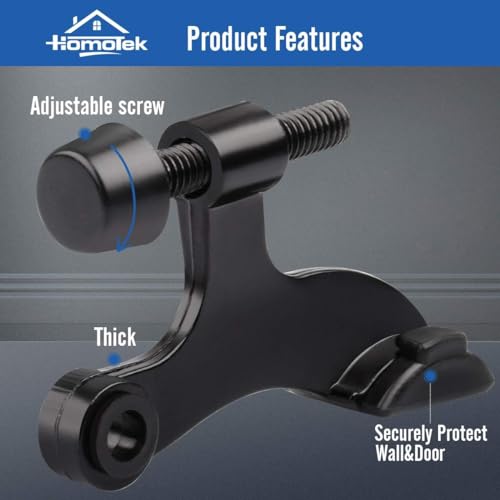 12 Pack Hinge Pin Black Door Stopper (12 Count)