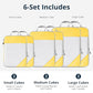 Compression Packing Cubes 6 Set (6 Count)