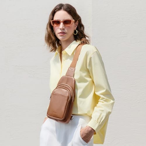Genuine Leather Small Crossbody Bags for Women Anti