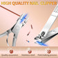 Manicure Set 16 In 1 Professional Stainless Steel Pedicure Kit Toenail Clippers Set Mens Grooming Kit Fingernail Kit for Women with Luxurious Travel Bag (7.7603 Ounce)