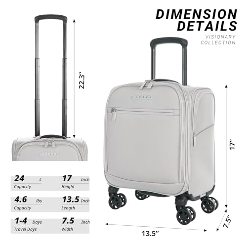 Underseat Carry On Luggage with Wheels