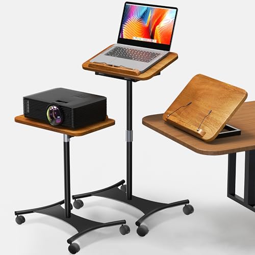 Laptop Floor Stand with Wheels