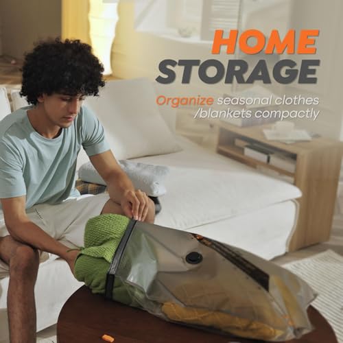 Rechargeable Wireless Pump Travel Storage Bags Set (26 Count)