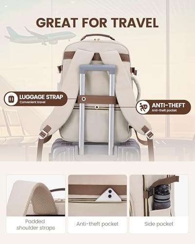 50L Travel Backpack Flight Approved Carry on Backpack