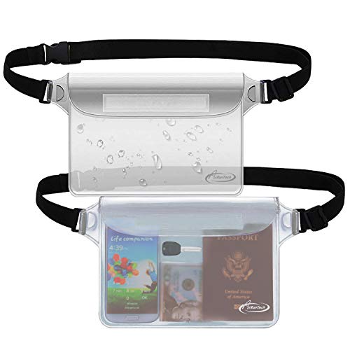 Waterproof Pouch with Waist Strap (2 Count)