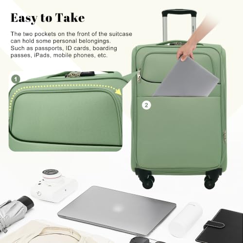 4 Piece Expandable Luggage Set (4 Count)