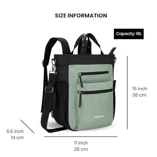 Soleil Anti Theft Convertible Backpack Tote