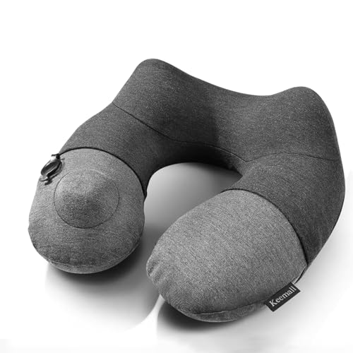 Inflatable Travel Neck Pillow for Airplane