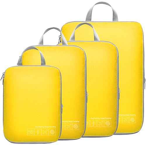 Compression Packing Cubes for Travel (4 Count)