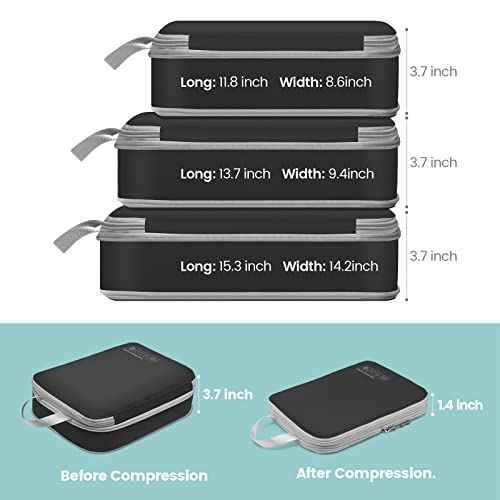 Compression Packing Cubes Travel (5 Count)