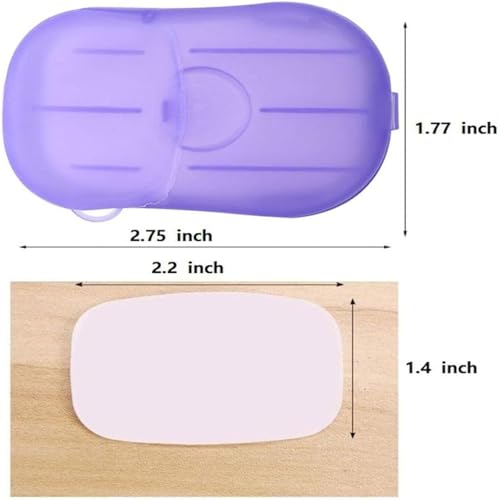 5 Boxes 500 Sheets Disposable Soap Paper Hand Cleaner Fragrance Mini Color Soap Paper for school Indoor (500 Count)