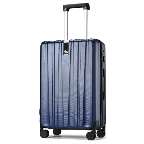 24 Inch Luggage Suitcases With Spinner Wheels Lightweight PC Hard Shell Rolling Suitcase With Travel Locks