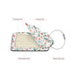 Floral Pattern Luggage Tag Personalized Luggage Tags for Suitcases (2 Count)