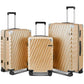 Luggage sets 3 piece with Spinner Wheels (3 Count)