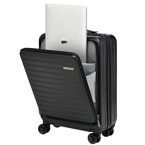 20 Inch Carry On Luggage with Front Pocket