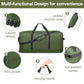 120L Foldable Rolling Duffel Bag with 3 Wheels