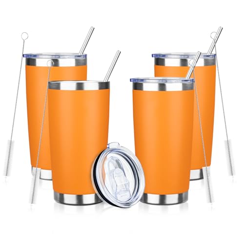 20oz Tumbler with Straw and Brush