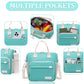 Preppy Lunch Box for Women Aesthetic Insulated Lunch Bag for Young Ladies Female