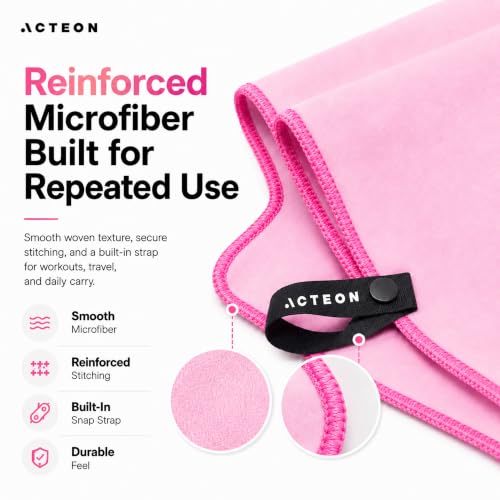 Microfiber Gym Towels 5 Pack Quick Dry (5 Count)