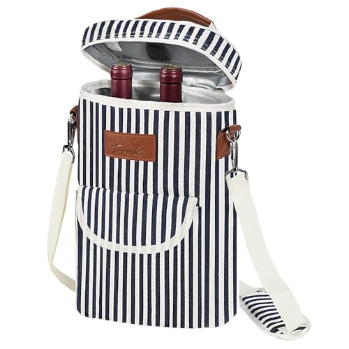 2 Bottle Wine Cooler Tote Carrier