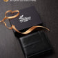 Wallet for Men RFID Blocking Genuine Leather Mens Wallets Bifold with 2 ID Window 13 Card Slots black