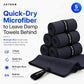 Microfiber Gym Towels 5 Pack (5 Count)
