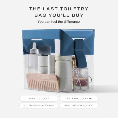 Parcel Clear Travel Kit with Zipperless Magnetic Closure