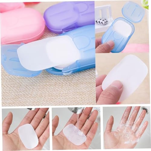 5 Boxes 500 Sheets Disposable Soap Paper Hand Cleaner Fragrance Mini Color Soap Paper for school Indoor (500 Count)
