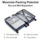 Carry On Luggage 22x14x9 Airline Approved Hardshell 20 Inch Luggage With TSA Lock Carry On Suitcase with Wheels Small Travel Rolling Luggage with Cup Holder for Women Men Navy