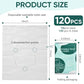 120 Pcs Disposable Flushable Paper Toilet Seat Covers Travel Supplies Essentials for Airplane