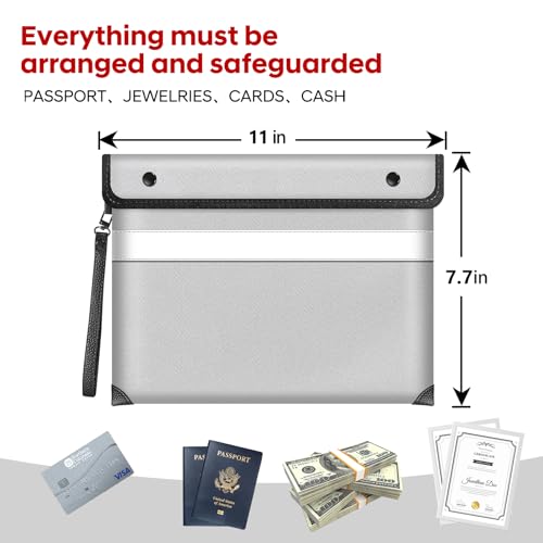 Fireproof Bag Dual Reflective Strips