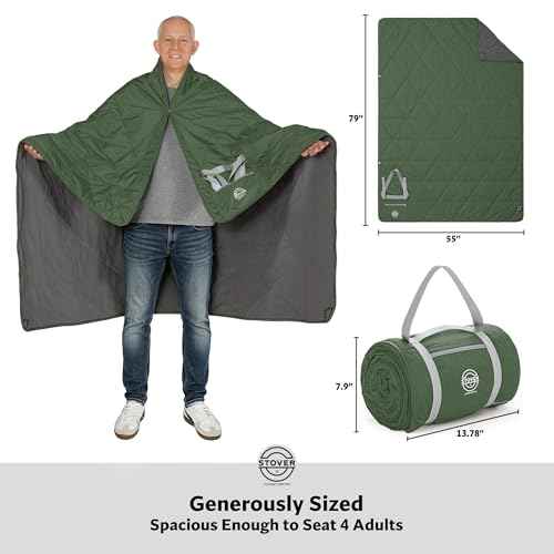 Large Waterproof Outdoor Stadium Blanket