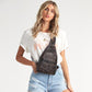 Sling Bag For Women Fanny Pack Faux Leather Small Casual Day