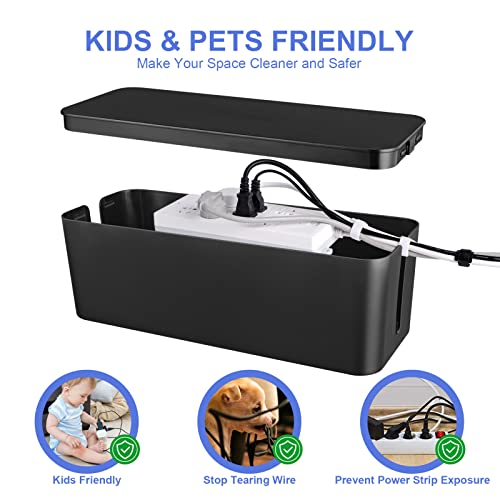 3 Pack Cable Organizer Box (3 Count)