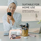 4Pcs Crystal Clear PVC Travel Toiletry Bag Kit for Women Men (4 Count)