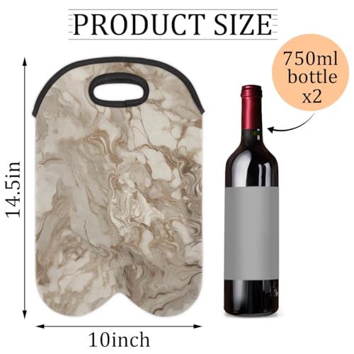 Wine Carrier Tote Personalized Bag for 2 Bottles
