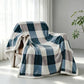 Sherpa Fleece Throw Blanket 60" x 80" Reversible Plush Fluffy Large Big Blanket Lattice Flannel Blankets for Sofa Couch Bed