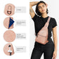 Sling Bag For Women Fanny Pack Crossbody Travel Shoulder Belt Bags Tote Backpack Purse Faux Leather Light Pink