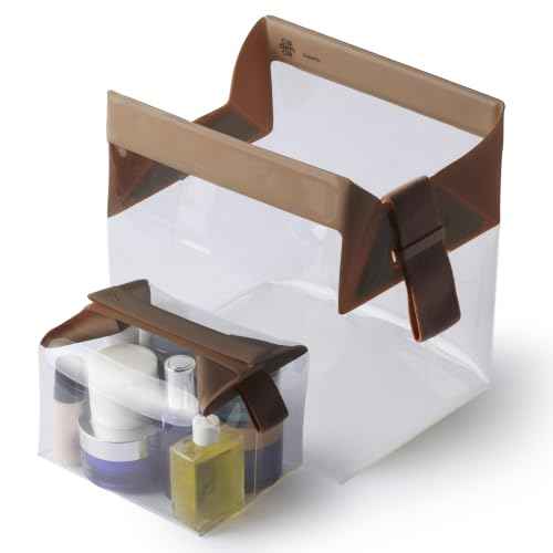 Parcel Clear Travel Kit with Zipperless Magnetic Closure