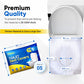 Toilet Seat Covers Disposable Flushable Travel Pack of 50 (50 Count)