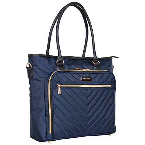 Chelsea Quilted Chevron 15" Laptop & Tablet Business Tote with Removable Shoulder Strap