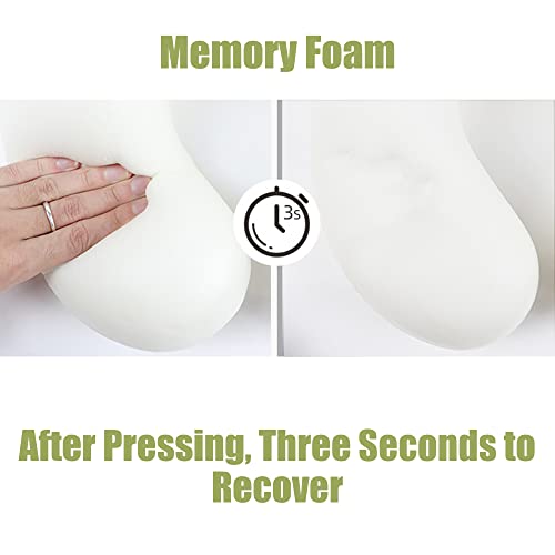 Pure Memory Foam Travel Pillow Set for Adults