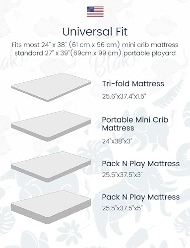 Premium Soft Graco Pack n Play Sheets Fitted (2 Count)