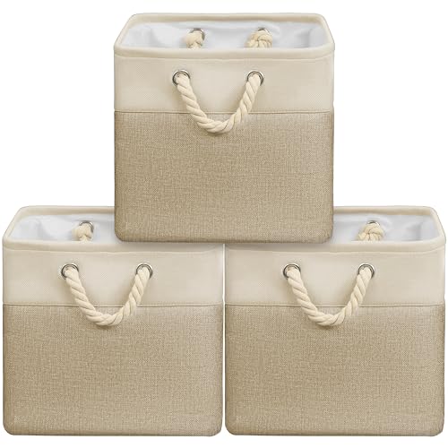 13" x 13" Large Fabric Storage Cubes (3 Count)