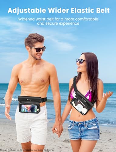 IPX8 Floating Waterproof Fanny Pack Holds Phone (2 Count)