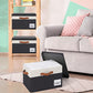 Fabric Storage Bins with Lids 6 Pack