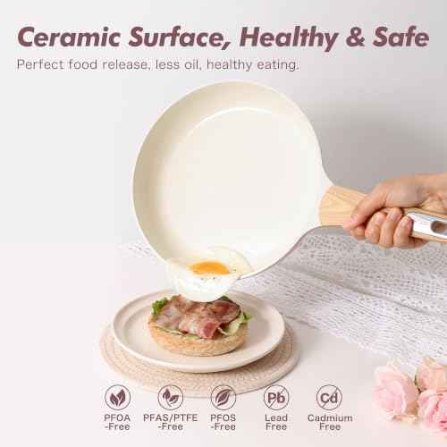 Ceramic Pots and Pans Set Nonstick