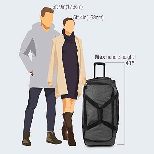 Duffel Bag with Rolling Wheels