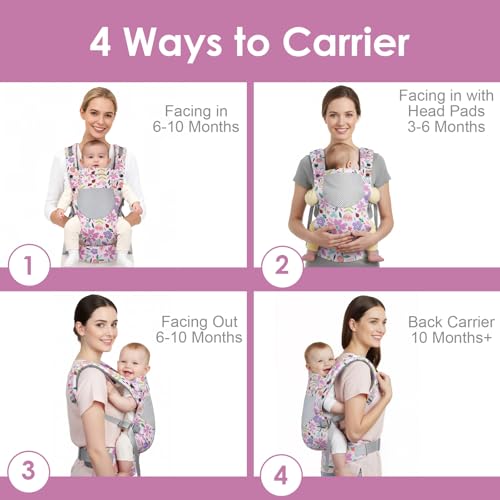 Baby Carrier Breathable Infant Carriers for 7